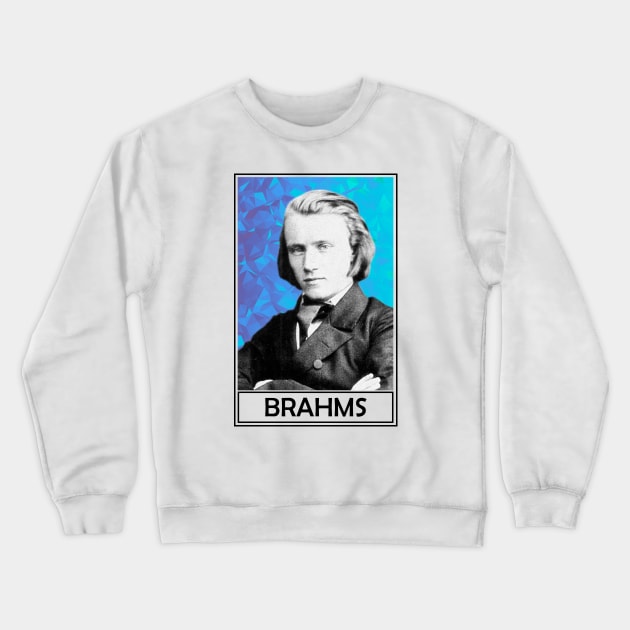 Johannes Brahms Crewneck Sweatshirt by TheMusicophile